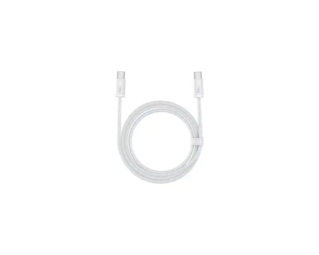 Cablu de date Baseus Dynamic Series, USB-C la USB-C, 100W, Fast Charging, 2m, Alb
