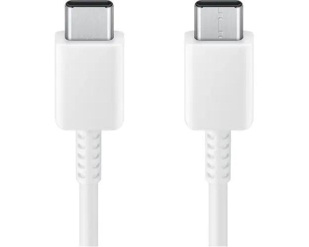 Cablu Date si Incarcare USB-C - USB-C Samsung EP-DA705BWE, 25W, 1m, Alb GP-TOU021RFBWW