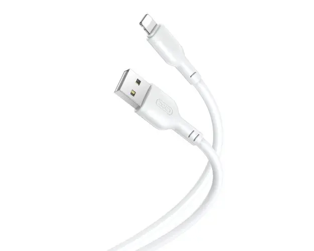 Cablu Date si Incarcare USB-A - Lightning XO Design NB103, 18W, 1m, Alb