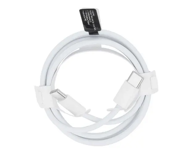 Cablu Date si Incarcare USB-C - USB-C OEM HD26 Box, 30W, 1m, Alb