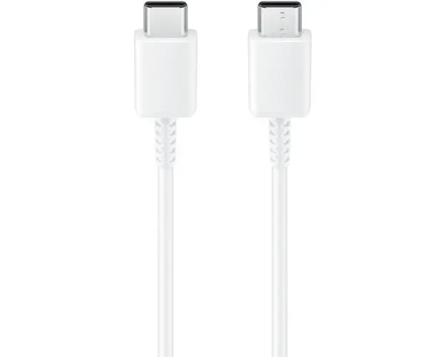 Cablu Date si Incarcare USB-C - USB-C Samsung EP-DW767JWE, 25W, 1.8m, Alb GP-TOU021RFCWW