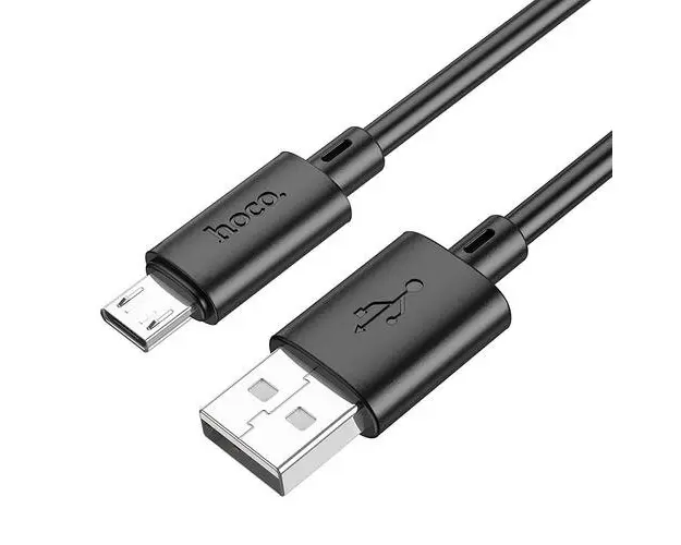 Cablu Date si Incarcare USB-A - microUSB HOCO X88, 18W, 1m, Negru