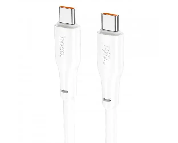 Cablu Date si Incarcare USB-C la USB-C HOCO X93, 240W, 1m, Alb