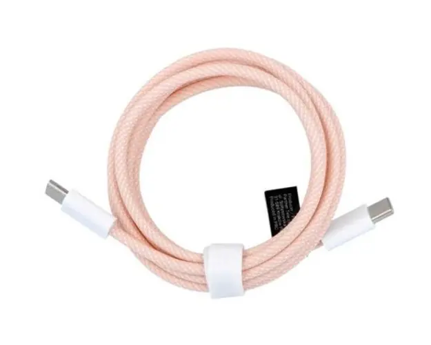Cablu Date si Incarcare USB-C - USB-C OEM C263, 60W, 1m, Roz