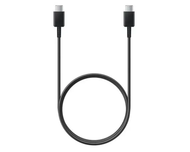 Cablu de date Samsung EP-DA705BBE, GP-TOU021RFBBW, 3A, USB Type-C - USB Type-C, 1m, Bulk (Negru)