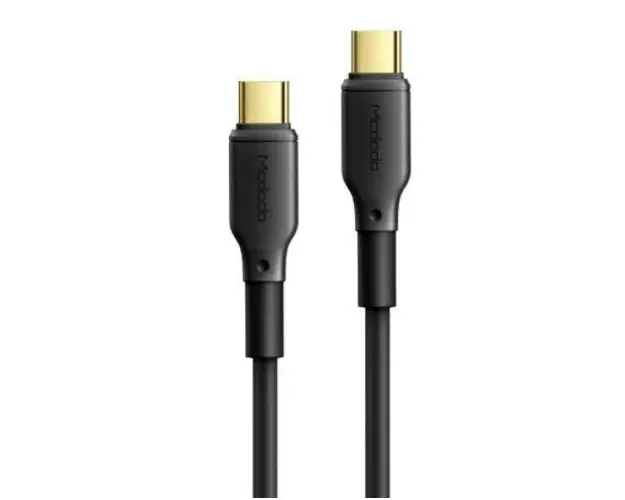 Cablu de date Mcdodo Black Series CA-8351, USB Type-C - USB Type-C, 5 A, 1.2 m, 100 W, PD (Negru)