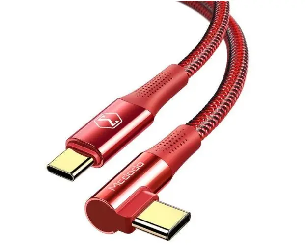 Cablu de date Mcdodo Fast Charge CA-8321, USB Type-C - USB Type-C, PD, 1.2 m, 100 W (Rosu)
