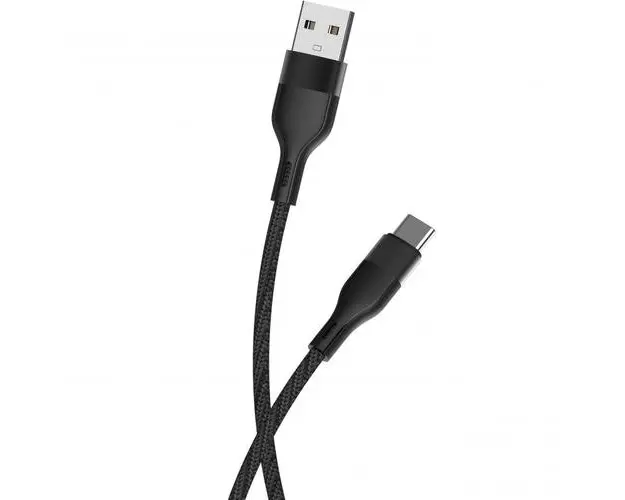 Cablu de date si incarcare MaXlife MXUC-07, USB-A la USB-C, 20 W, 1m (Negru)