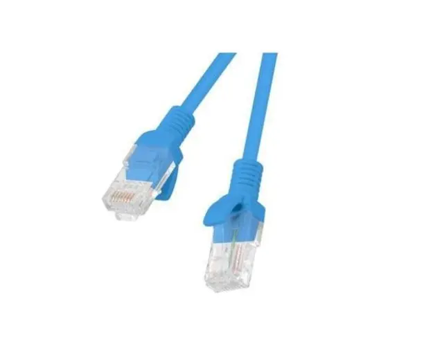 Cablu de retea din fibra optica , Lanberg , RJ45 cat.6 FTP 5m , albastru