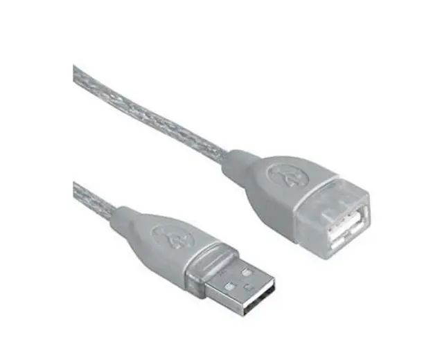 Cablu extensie USB 2.0 HAMA 45040, 3m, gri