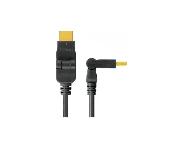 Cablu HDMI PremiumCord, conectori auriti ajustabili 180 grade, 4K@30Hz, V1.4, 3m