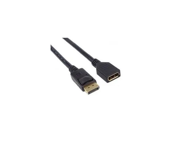 Cablu prelungitor DisplayPort PremiumCord, tata - mama, 4K@30Hz, conectori auriti, 3m, dublu ecranat