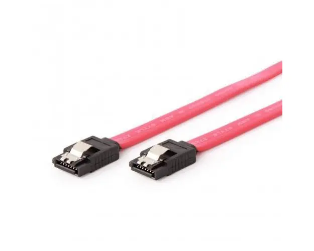 Cablu SATA III Gembird CC-SATAM-DATA90-0.3M, 30 cm (Rosu)