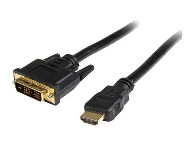 Cablu StarTech HDDVIMM1M, HDMI, DVI-D, 1m (Negru)