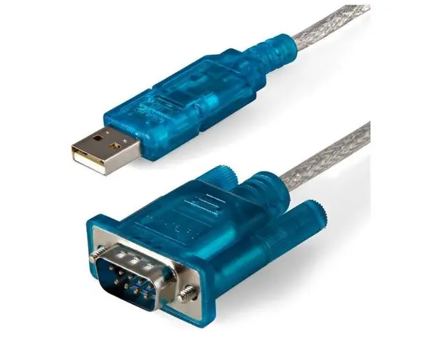 Cablu StarTech ICUSB232SM3, DB-9, USB, 0.9m (Albastru/Gri)