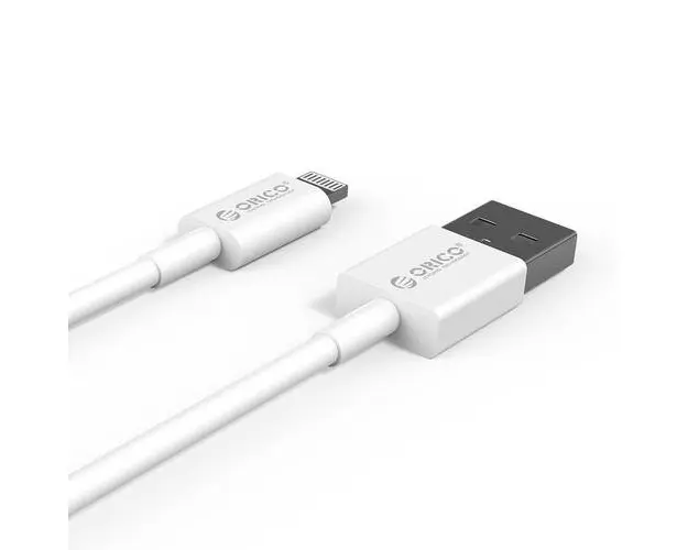 Cablu USB Orico AL01-10, USB Type A - Lightning, 1m (Alb)
