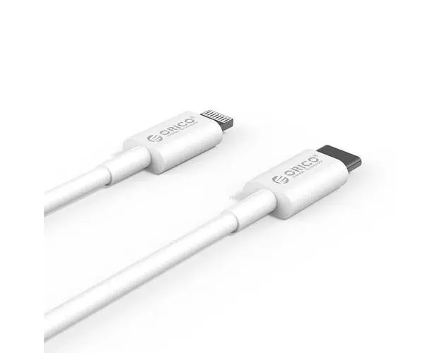Cablu USB Orico CL01-10, Type-C-Lightning, 1m (Alb)