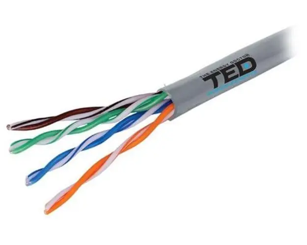 Cablu UTP TED Electric KAB-TED4, CAT 5, Cupru, 305 m