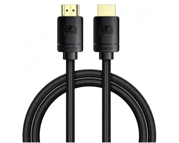 Cablu Baseus CAKGQ-J01, HDMI - HDMI, 2.1, 8K, 1m (Negru)