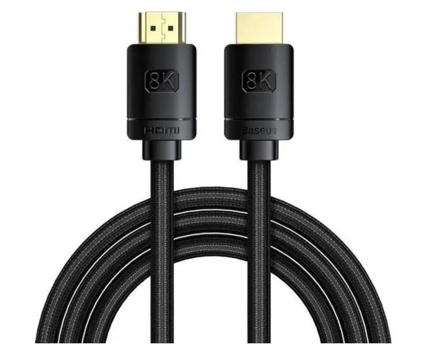 Cablu Baseus CAKGQ-K01, HDMI - HDMI, 2.1, 8K, 2m (Negru)