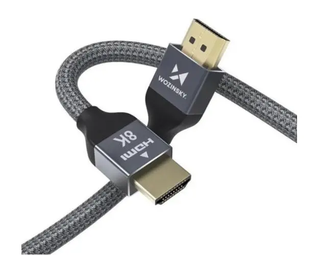 Cablu Video WZK Ultraboost, HDMI - HDMI, 8K, 3m, Gri