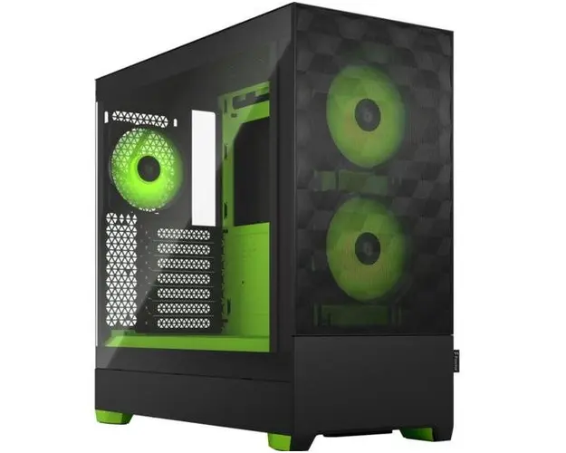 Carcasa Fractal Design Pop Air RGB Green Core, Middle Tower (Negru/Verde)