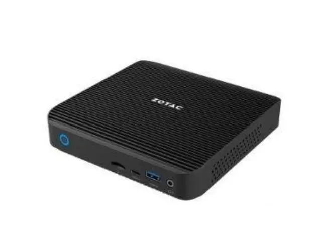 Calculator Barebone ZOTAC ZBOX CI341 (Procesor Intel Celeron N4100 (4MB Cache, 1.10Ghz), No RAM, No HDD(Slot M.2), Intel UHD Graphics 600, No OS (Negru)
