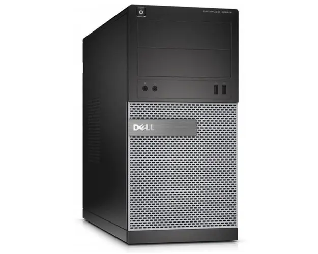 Calculator Sistem PC Refurbished DELL Optiplex 3020 Tower, Intel Core i7-4790 3.60GHz, 8GB DDR3, 500GB SATA, DVD-RW (Negru)
