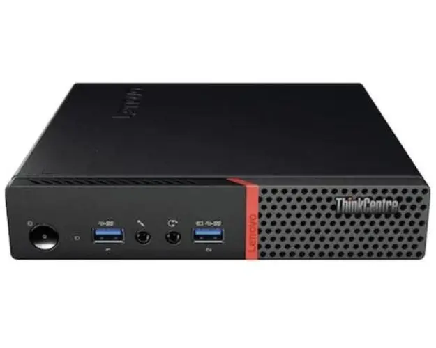 Calculator Sistem PC Refurbished LENOVO Thinkcentre M600 Tiny, Intel Pentium J3710 1.60-2.64GHz, 4GB DDR3, 120GB SSD (Negru)