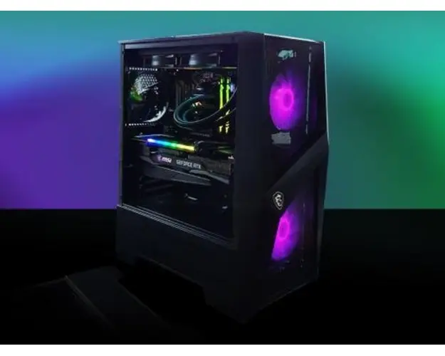 PC Gaming EVO BLAZE Powered by MSI, Ryzen 5 5600X, SSD 500GB, 16GB(2x8GB) DDR4, GeForce RTX 4070 12GB GDDR6X, Iluminare RGB, Watercooling