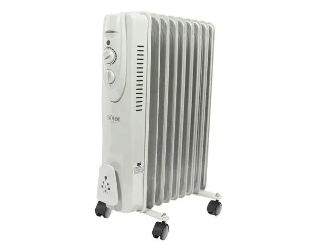 Calorifer electric cu ulei BOH-29 BÖHM, 8 elementi, 800/1200/2000 W, 220-240 V, termostat