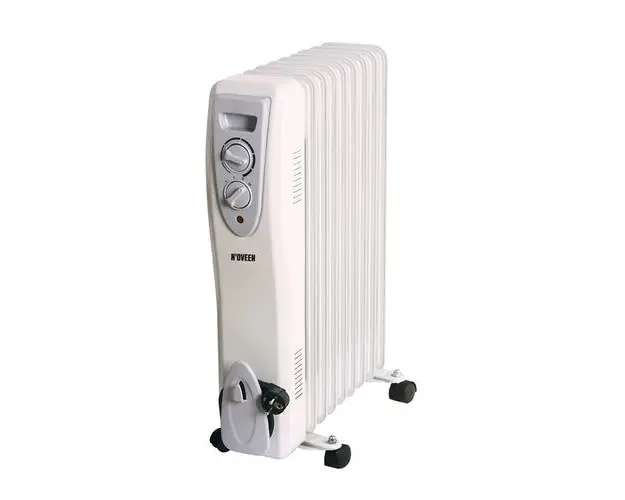 Calorifer electric Noveen OH9, 2000 W, 9 elementi, cu ulei, 3 trepte de putere (Alb)