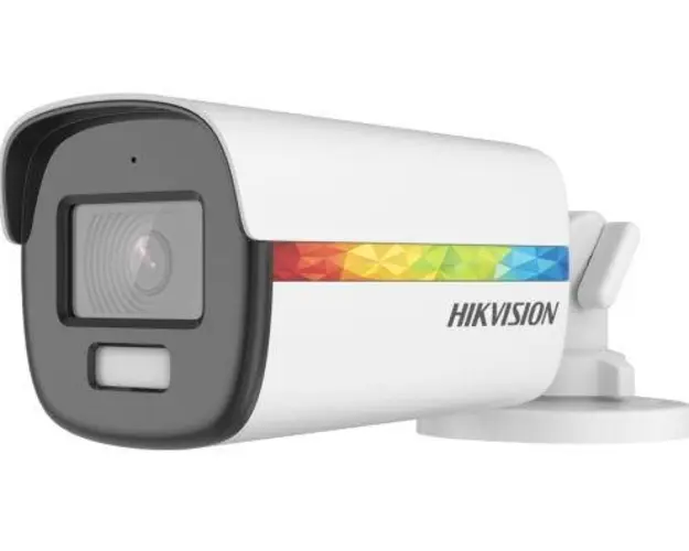 Camera supraveghere video Hikvision ColorVu DS-2CE12DF8T-FSLN2 Turret, CMOS, 1920 x 1080@30fps, 2.8 mm (Alb)