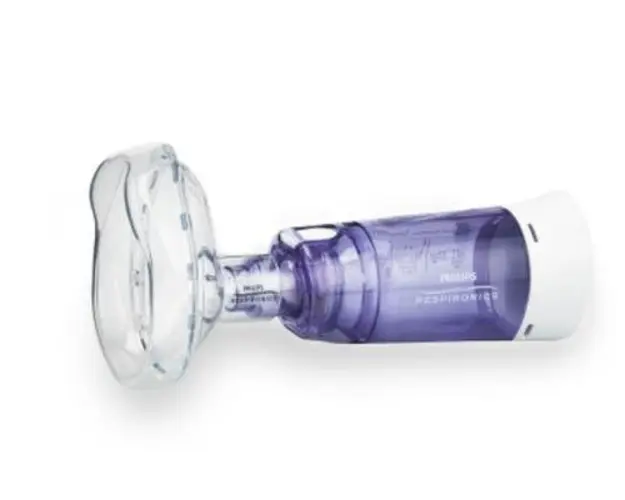Camera de inhalare Optichamber Diamond, Philips Respironics, cu masca 1-5 ani