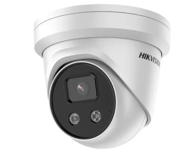 Camera de supraveghere Hikvision DS-2CD2386G2-IU2C, 4K AcuSense Fixed Turret Network Camera, 2.8mm