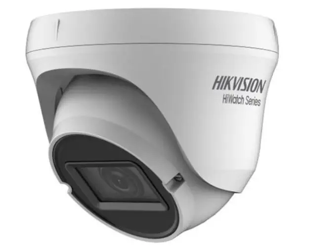 Camera de supraveghere Hikvision HiWatch HWT-T323-Z, Dome, 2.7-13.5mm, BNC, Full HD, 2 MP (Alb)
