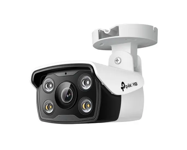 Camera de supraveghere TP-LINK VIGI C340, Bullet, 4mm, 4MP, Microfon (Alb)