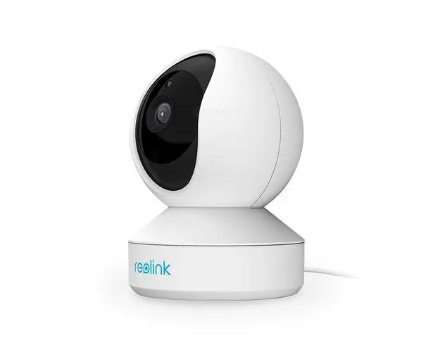 Camera supraveghere wireless WiFi rotativa Reolink E320 AI, 3 MP, IR 12 m, 4 mm, slot card, microfon (Alb)