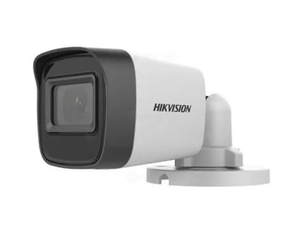 Camera Supraveghere Exterior Hikvision DS-2CE16H0T-ITPF3C, 5MP, 2.8mm, F1.2, IR 30m (Alb)