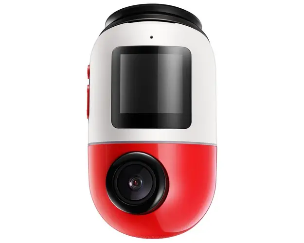 Camera video auto 70Mai Omni X200, filmare 360⁰, 128GB, detectie AI miscare, GPS&ADAS, control vocal (Rosu)
