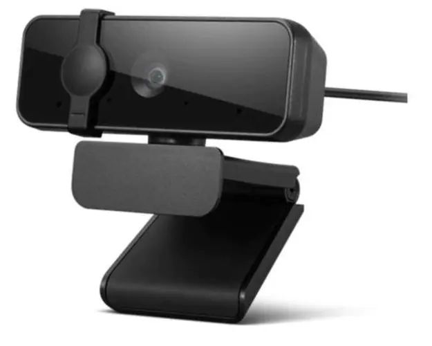 Camera Web Lenovo Essential, FHD, USB 2.0, Microfon (Negru)