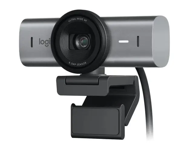 Camera Web Logitech MX Brio, 4K, USB-C, CMOS 8.5 Mpixeli, microfon (Negru)
