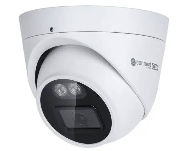 Camera supraveghere video Kruger&Matz TUYA C50, 2048 x 1536/25 FPS, 3MP, WiFi, Microfon, Nightvision (Alb)