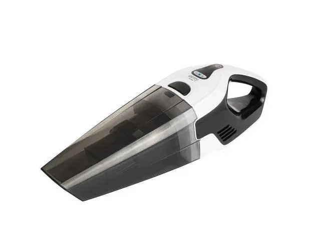 Aspirator de mana Camry CR 7046, 200 W, 7 kPa, Recipient 0.5 l, Autonomie 20 min, 2200 mAh, Filtru HEPA (Alb/Negru)