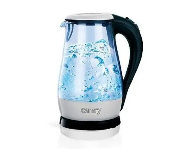 Fierbator de apa Camry CR 1251W, 1.7 L, 2200 W (Negru/Transparent)