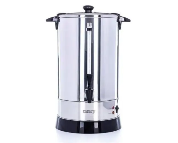 Fierbator de apa Camry Premium CR 1259, 20 L, 1650 W (Negru/Argintiu)
