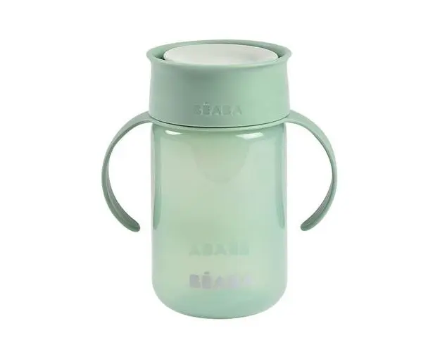 Cana de invatare Beaba 340 ml Sage Green