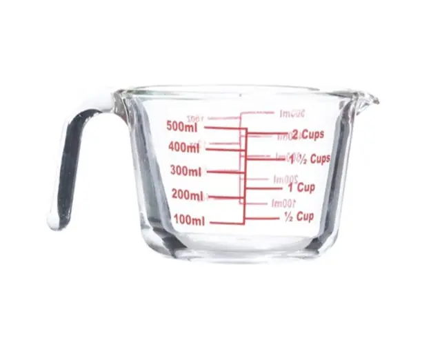 Cana Gradata Termoresistenta, Sticla Borosilicata, Mom, 0.5L, Studio Casa