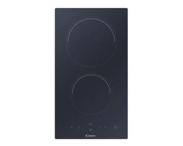 Plita Candy CID 30/G3, Inductie, 2 Zone de gatit, Timer (Negru)