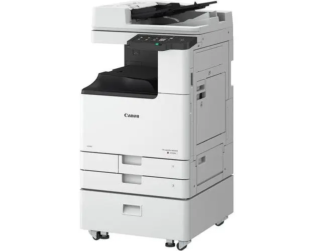 Multifunctional Laser Canon imageRUNNER C3326i, A3, 26 ppm, DADF, Color, Duplex, USB 2.0, Retea, Wireless + Piedestal PEDS3 + Set de tonere CEXV65 CMYK incluse in pachet (Alb/Negru)